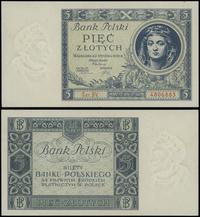 5 złotych 2.01.1930, seria BV, numeracja 4806883