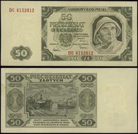 50 złotych 1.07.1948, seria DU, numeracja 615281