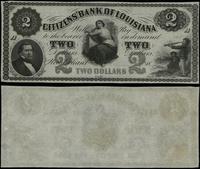 2 dolary 18.. (ok. 1860), seria A, niewypełniony