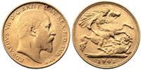 1/2 funta 1902, złoto 3.95 g