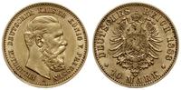 10 marek 1888 A, Berlin, złoto 3.97 g, pięknie z