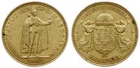 20 koron 1892 KB, , złoto 6.77 g, ładne, Fr. 250