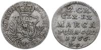Polska, półzłotek (2 grosze srebrne), 1766 FS