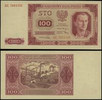 100 złotych 1.07.1948, seria HE 7694706, minimal