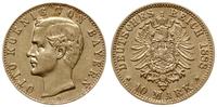 10 marek 1888 D, Monachium, złoto 3.96 g, rzadki