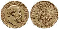 10 marek 1888 A, Berlin, złoto 3.92 g, rzadkie, 
