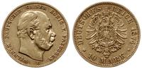 10 marek 1874 B, Hannover, złoto 3.93 g, AKS 112