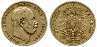 10 marek 1872 B, Hannover, złoto 3.91 g, AKS 111