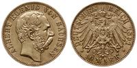 10 marek 1891 E, Muldenhütten, złoto 3.95 g, AKS