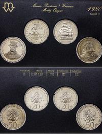Polska, zestaw rocznikowy monet obiegowych (część II), 1980