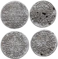 2 x grosz koronny 1608 i 1612, Kraków, Kop. 790,