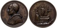 medal papieża Leona XIII 1893, Aw: Popiersie pap
