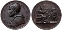 medal papieża Leona XIII 1894, Aw: Popiersie pap