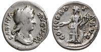 denar 134-136, Rzym, Aw: popiersie cesarzowej w 