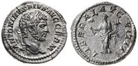 denar 213-217, Rzym, Aw: głowa cesarzaw prawo, A