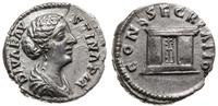denar pośmiertny 176-180, Rzym, Aw: popiersie ce