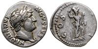 denar 125-128, Rzym, Aw: popiersie Hadriana w pr