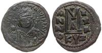follis 556-557, Cyzicus, Aw: popiersie cesarza t