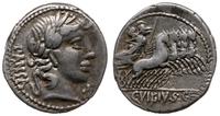 denar 90 pne, Rzym, Aw: głowa Apollina w prawo, 