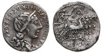 denar 82-81 pne, Rzym, Aw: głowa kobiety w prawo