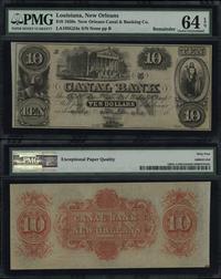 10 dolarów 1850-1860, seria B, bez oznaczenia nu