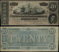 20 dolarów 17.02.1864, V seria - D, numeracja 82