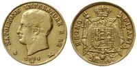 20 lirów 1814 M, Mediolan, złoto 6.34 g, Fr. 7