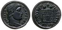 follis 324-325, Nikomedia, Aw: Głowa cesarza w p