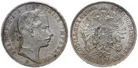 1 floren 1858 A, Wiedeń, moneta delikatnie czysz