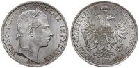 1floren 1861 A, Wiedeń, moneta delikatnie przecz