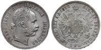 1 floren 1883 , Wiedeń, moneta czyszczona, Herin