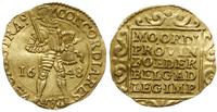 dukat 1648, Utrecht, złoto 3.42 g, nierówno wyci