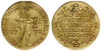 dukat 1770, złoto 3.38 g, minimalnie podgięty, P