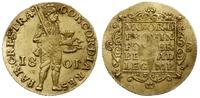 dukat 1801, Utrecht, złoto 3.48 g, Purmer Ut91, 