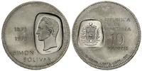 10 boliwarów 1973, srebro 29.83 g