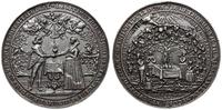Polska, kopia z epoki medalu zaślubinowego autorstwa Sebastiana Dadlera, (1635)