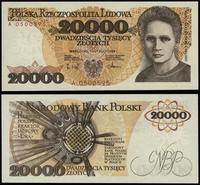 20.000 złotych 1.02.1989, seria A, numeracja 050