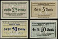 Śląsk, 4, 10, 25 i 50 fenigów, ważne do 31.12.1922
