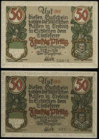 Śląsk, 2 x 50 fenigów, 22.11.1918