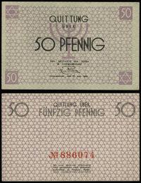 50 fenigów 15.05.1940, czerwona numeracja 886074