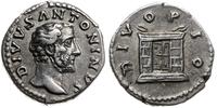 denar pośmiertny 162, Rzym, Aw: Głowa cesarza w 