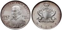 2 funty 1974, srebro, wyśmienite, KM 24