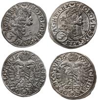Austria, lot 2 x 3 krajcary, 1668, 1669