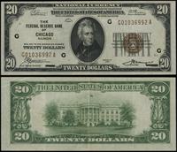 20 dolarów 1929, seria G01036992A, podpisy Jones