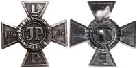 Polska, odznaka pamiątkowa Związku Polskich Legionistów -Krzyż Legionowy, 1923