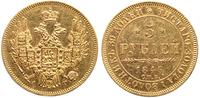 5 rubli 1846, Petersburg, złoto 6.53 g