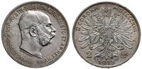 2 korony 1913, Wiedeń, bardzo ładne, Herinek 781