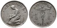 Belgia, 1 frank, 1930