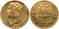 20 franków 1813/A, Paryż, złoto 6.28 g
