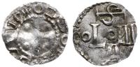 denar ok. 973-1002, Aw: krzyż z kulkami w kątach